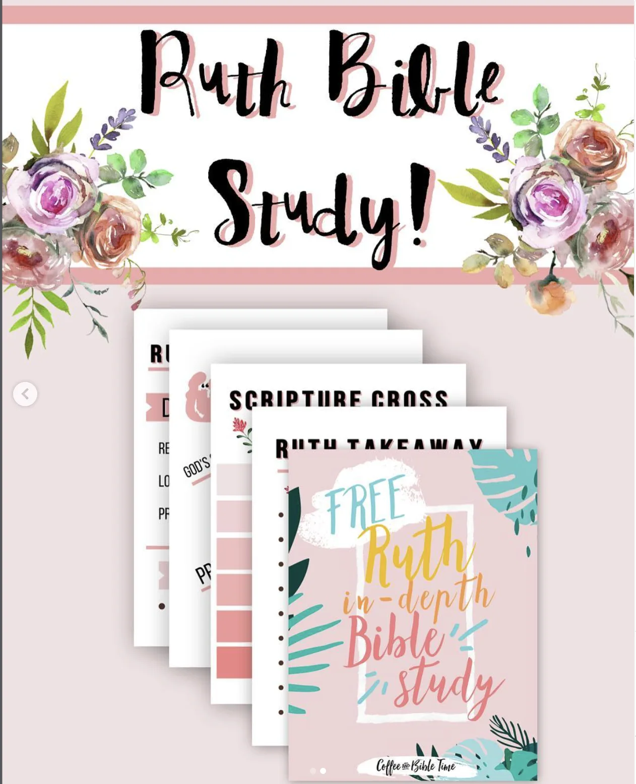FREE In-Depth Ruth Bible Study Printable