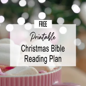 Christmas Bible Reading Plan – 12 Days, Free Printable