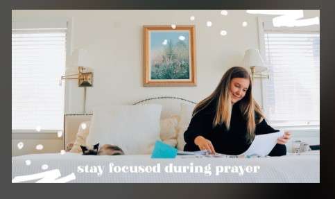 Stay Focused During Prayer – PRAYER WEB Printable!