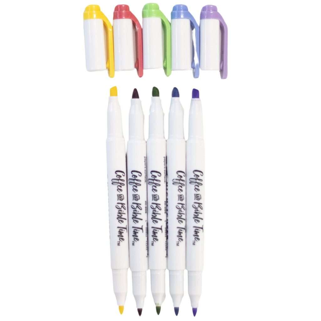 Best Bible Highlighters – Soft Colors, Double-Ended (5)