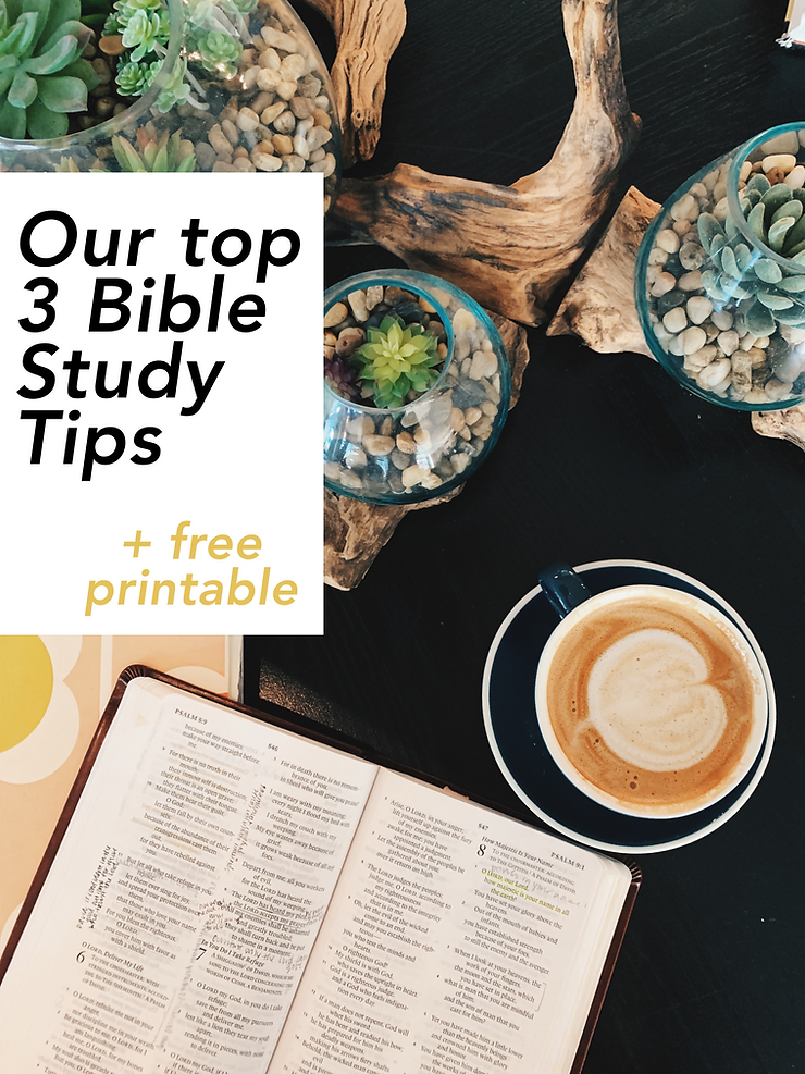 Our Top 3 Bible Study Tips – Ashley & Mentor Mama