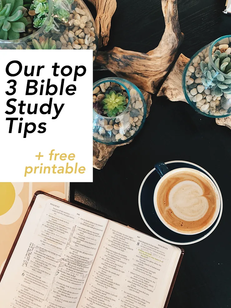Our Top 3 Bible Study Tips – Ashley & Mentor Mama