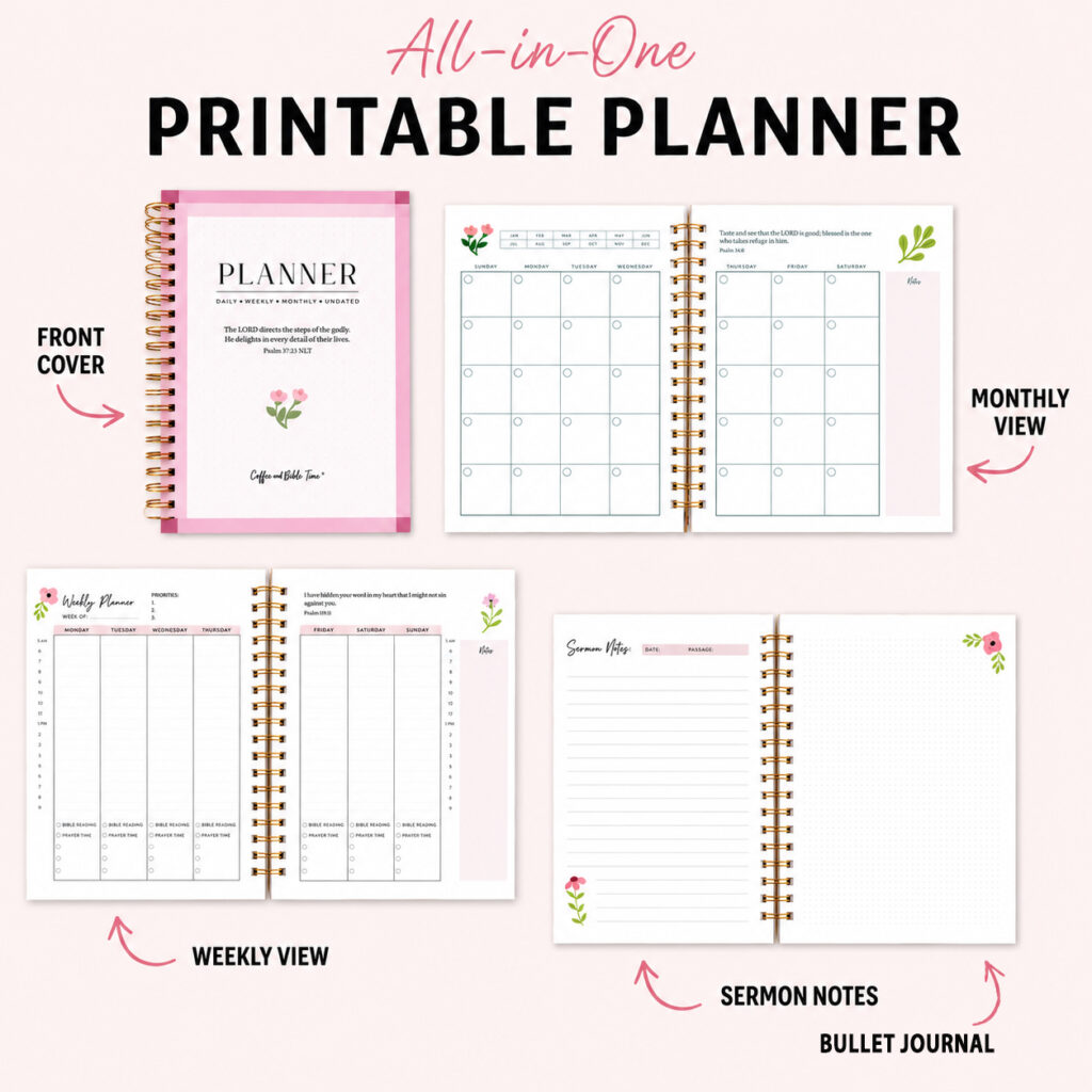 All in One Printable PLanner