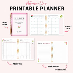All in One Printable PLanner