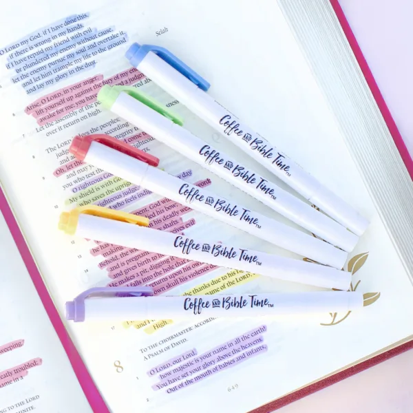 Bible Highlighters made for thin pages. Smooth lines and no bleed