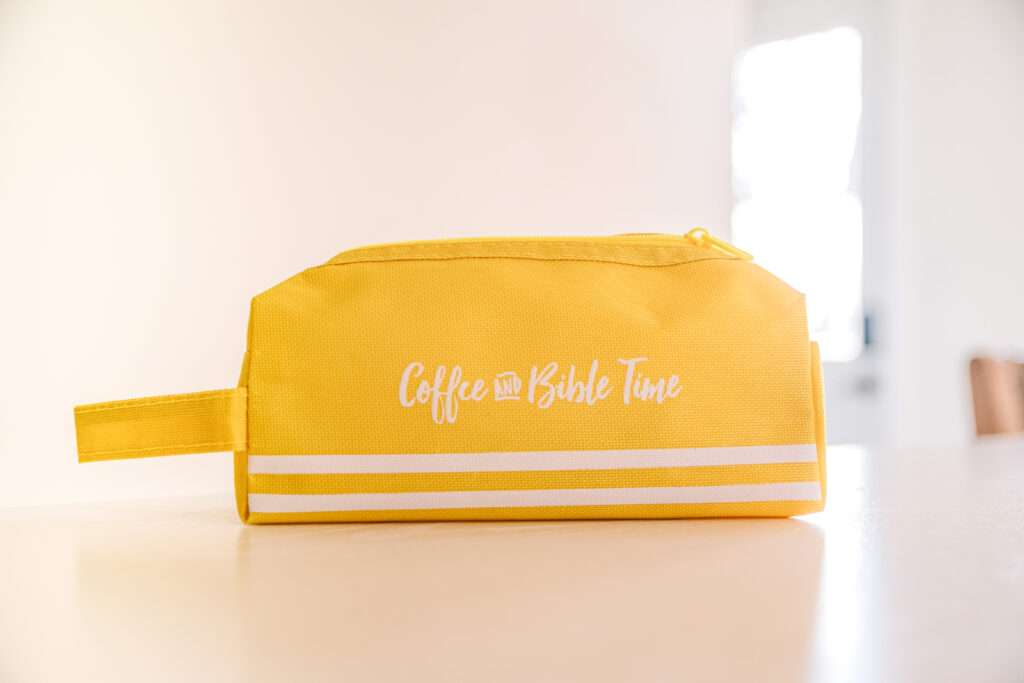 Dual Zip Pencil Pouch - Yellow