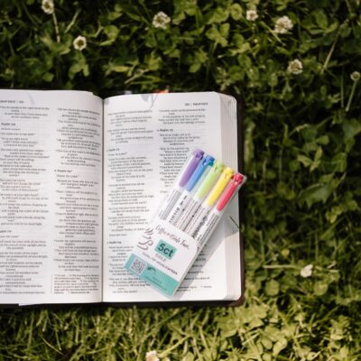 Best Bible Highlighters – Soft Colors, Double-Ended (Set of 5)
