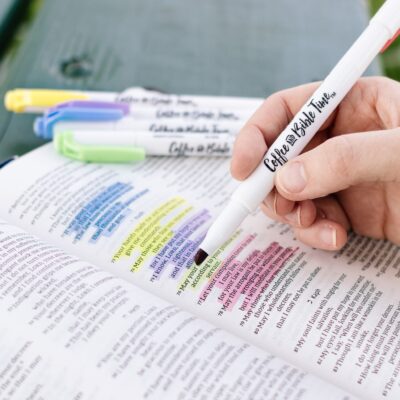Best Bible Highlighters – Soft Colors, Double-Ended (Set of 5)