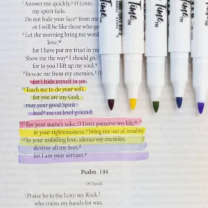 Best Bible Highlighters – Soft Colors, Double-Ended (5) - Image 7