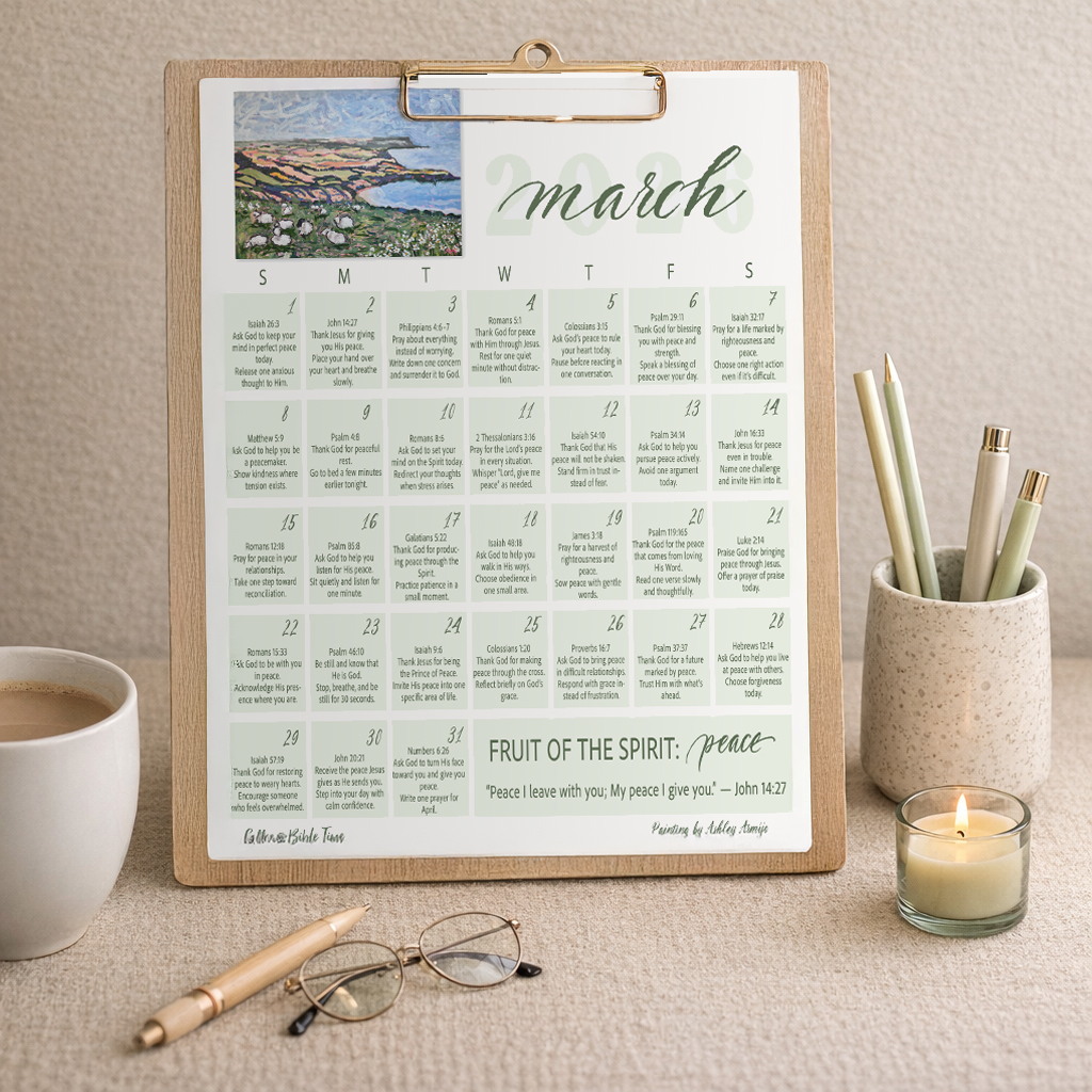 March Prayer Calendar