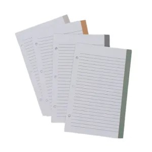 Lined Paper Refill - 4 colors