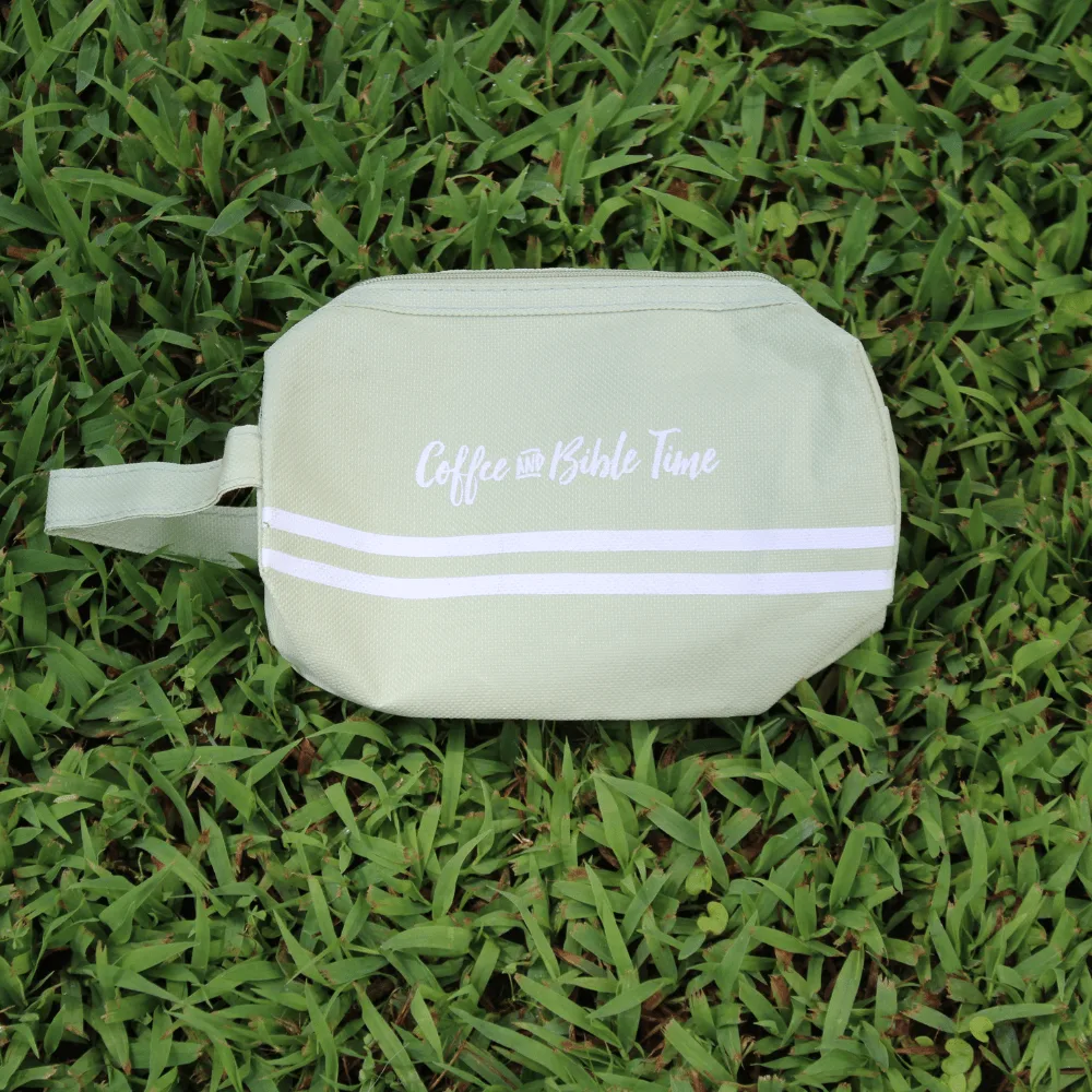 Dual Zip Pencil Pouch - Green