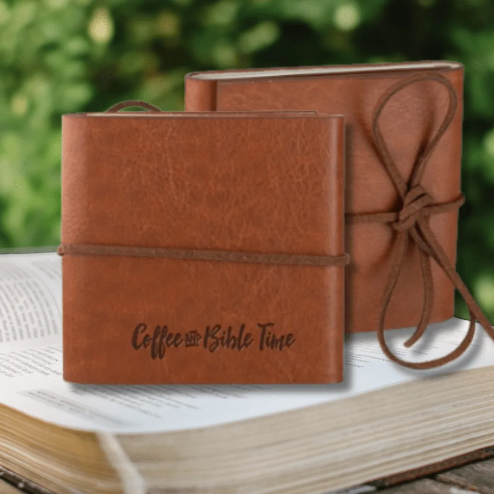 Mini Leather Notebooks - set of two
