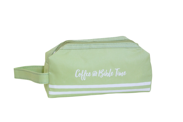 Dual Zip Pencil Pouch - Green