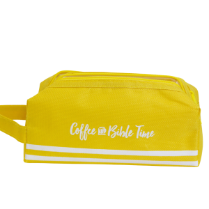 Dual Zip Pencil Pouch - Yellow