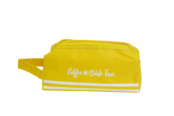 Dual Zip Pencil Pouch - Yellow