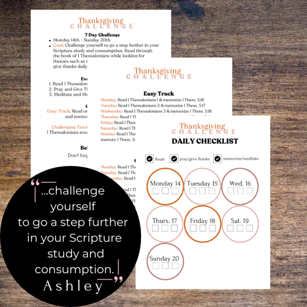 Thanksgiving Bible Challenge - Image 2