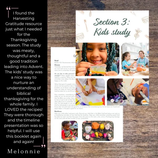 Harvesting Gratitude -Thanksgiving Devotional, Recipes, and Kids Activities - Image 5