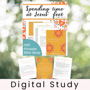 Spending Time At Jesus' Feet - Study