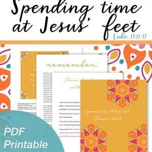 Spending Time At Jesus' Feet - Study