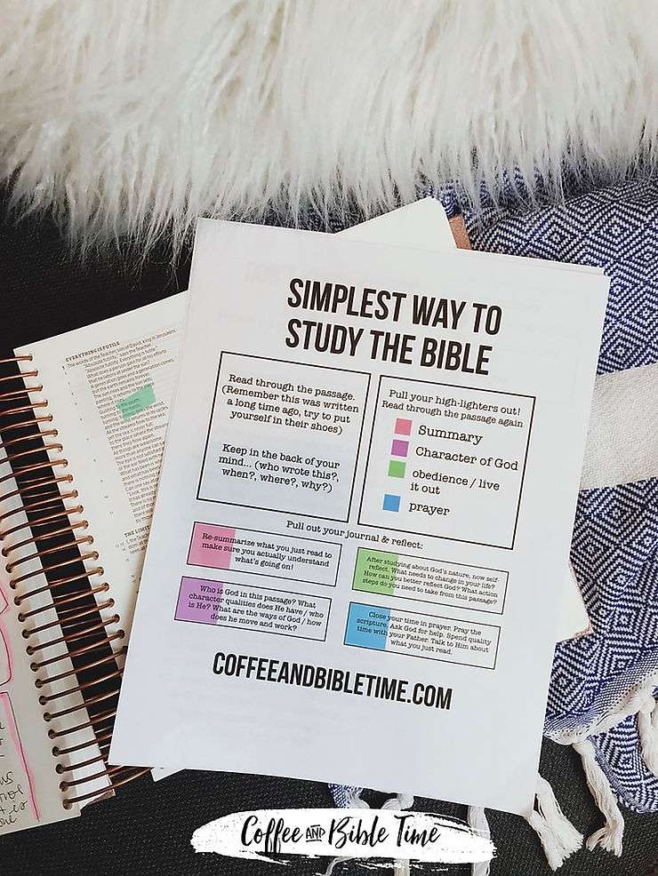 Easiest Way to Study Your Bible + FREE Guide