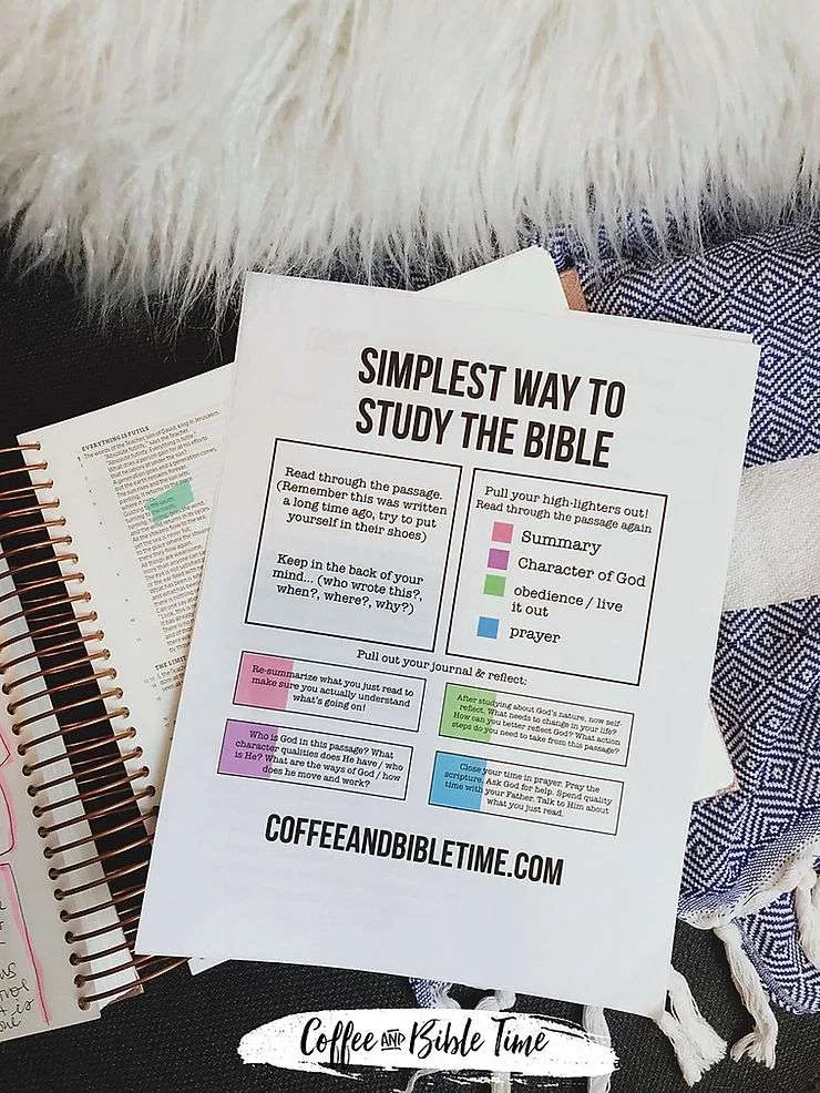 Easiest Way to Study Your Bible + FREE Guide