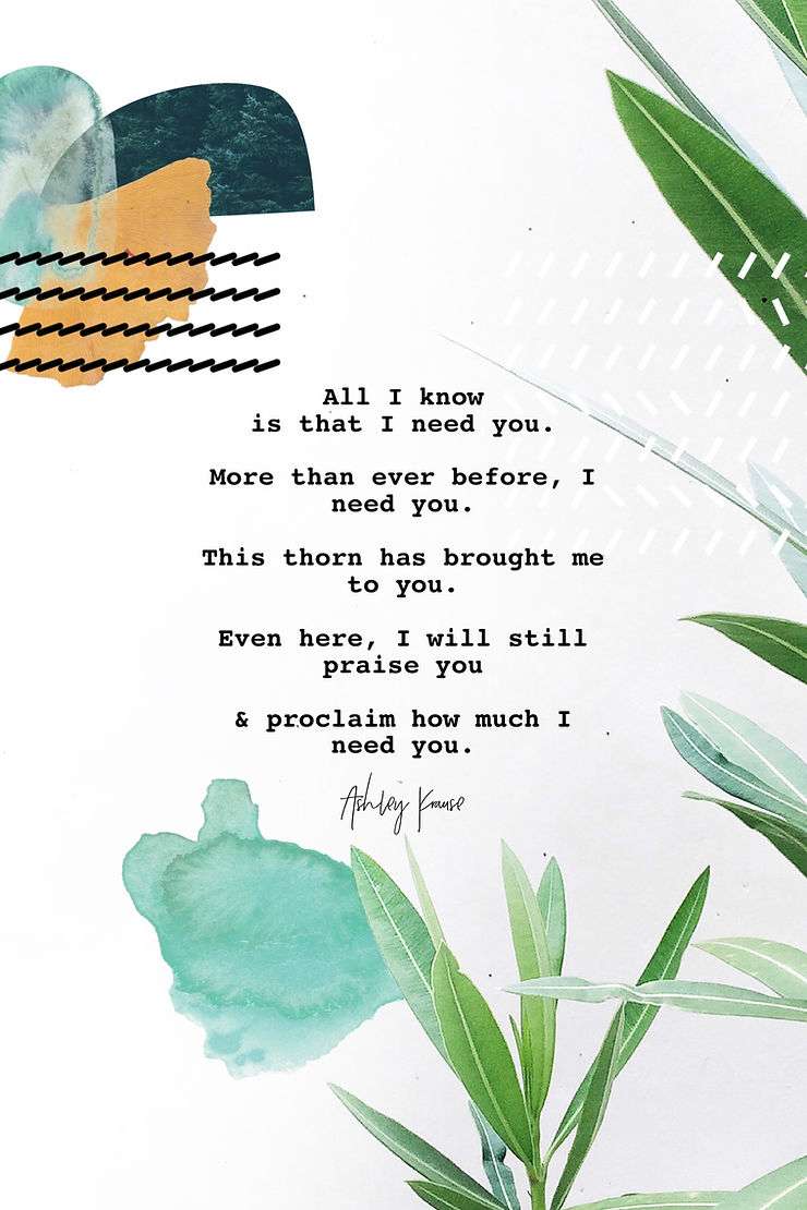 Ashley’s Journal. Entry #2 | I need you.