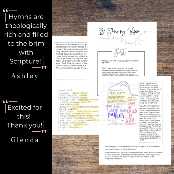 Hymn Study - Be Thou My Vision