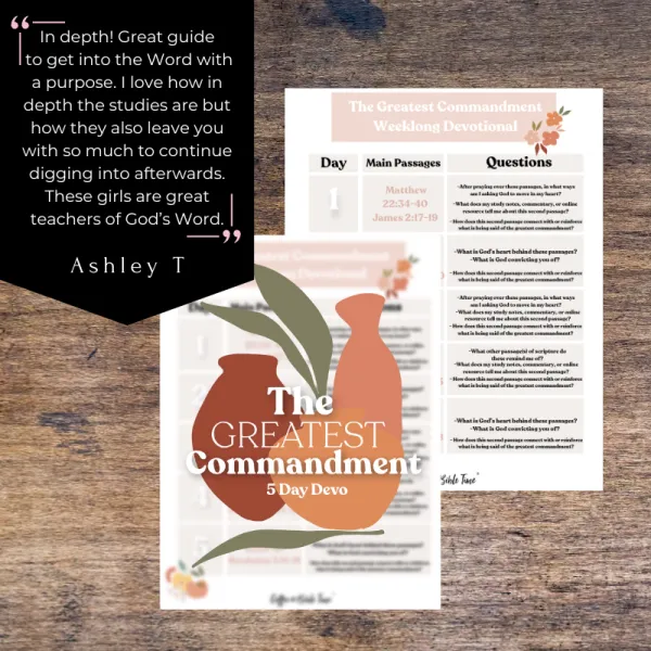 Greatest Commandment 5 Day Devo - Image 2