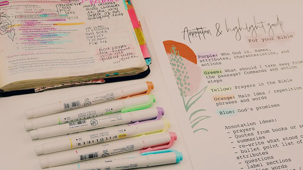 How I Annotate & Highlight in My Bible