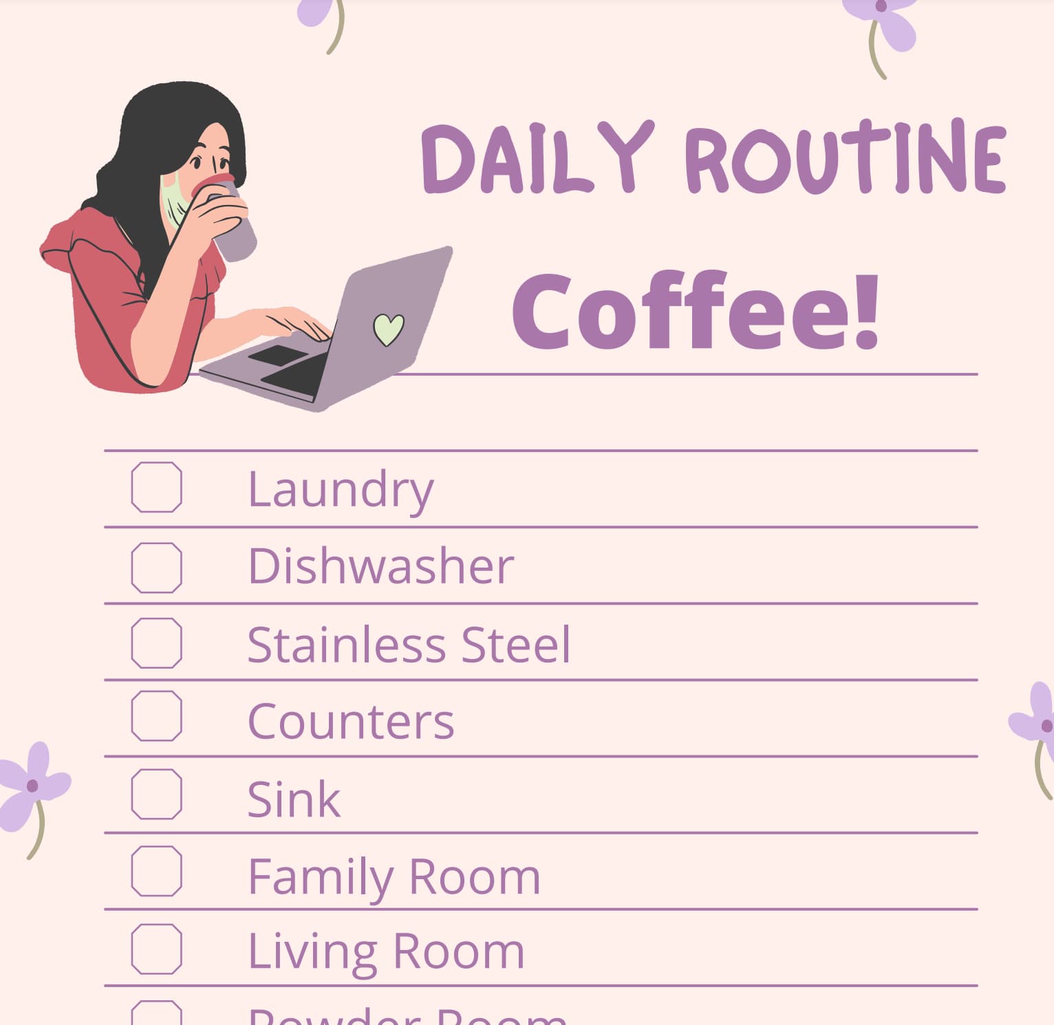 Mentor Mama’s Daily Routine Checklist