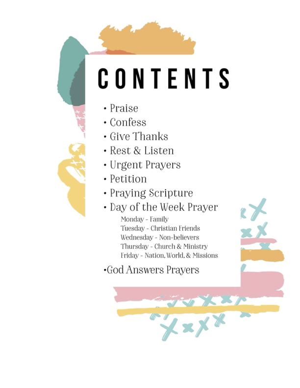 PDF Prayer Journal Printable | Coffee and Bible Time