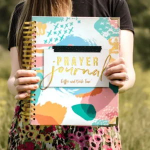 Original Prayer Journal by Coffee and Bible Time- Unique prayer journal for women.