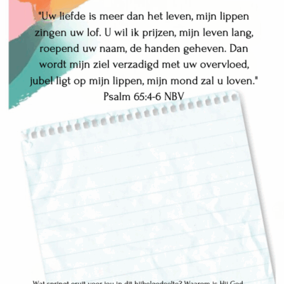 DUTCH - PDF Prayer Journal