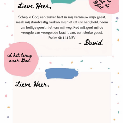 DUTCH - PDF Prayer Journal