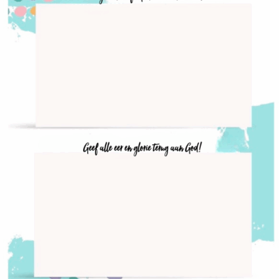DUTCH - PDF Prayer Journal