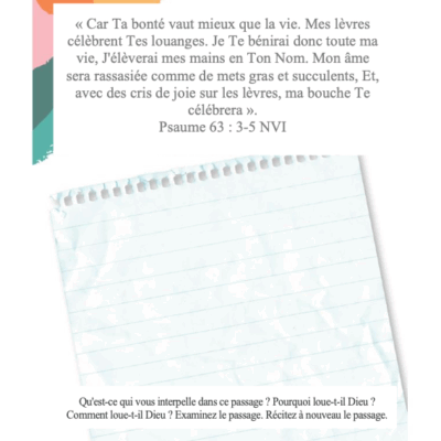 FRENCH - PDF Prayer Journal