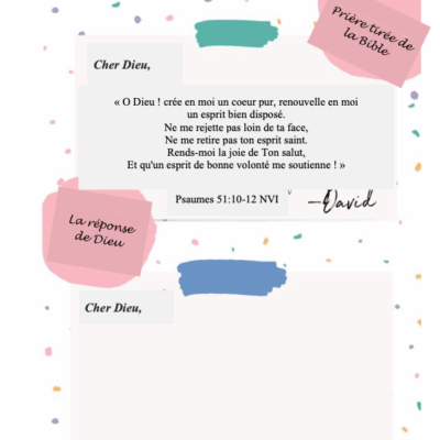 FRENCH - PDF Prayer Journal