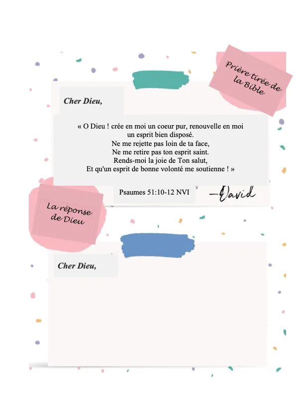 FRENCH - PDF Prayer Journal