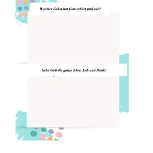 GERMAN - PDF Prayer Journal - Image 6