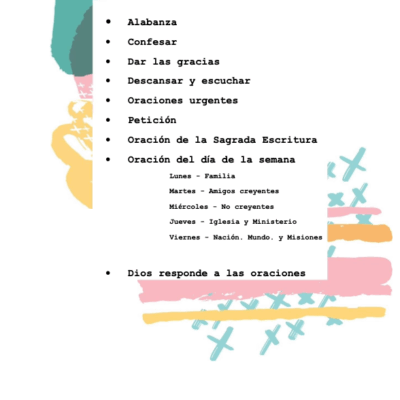 SPANISH- PDF Prayer Journal