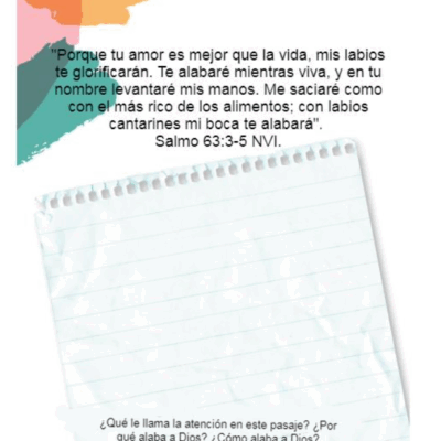 SPANISH- PDF Prayer Journal
