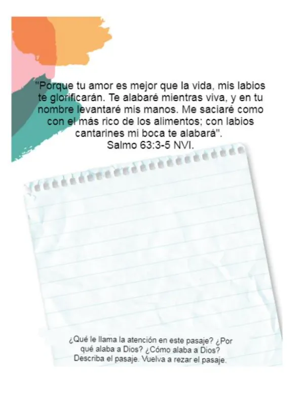 SPANISH- PDF Prayer Journal - Image 3