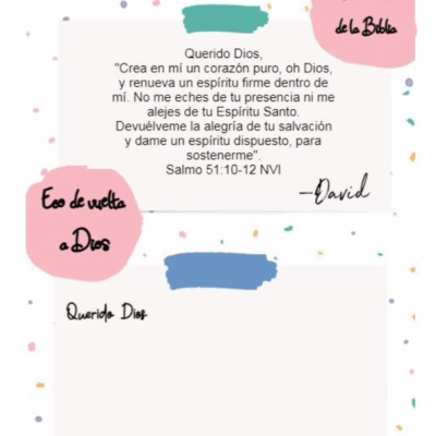 SPANISH- PDF Prayer Journal