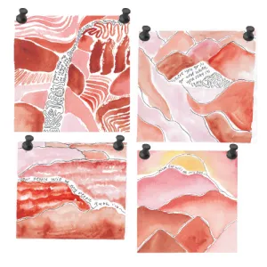 4 Ruth Inspired Paintings (Print at Home)