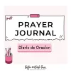 SPANISH- PDF Prayer Journal