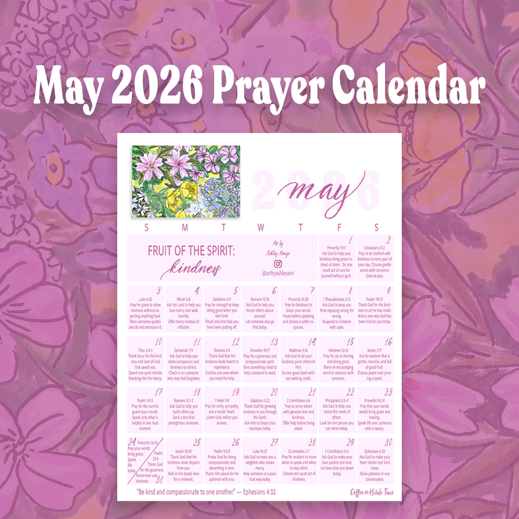 May Prayer Calendar fpr 2026