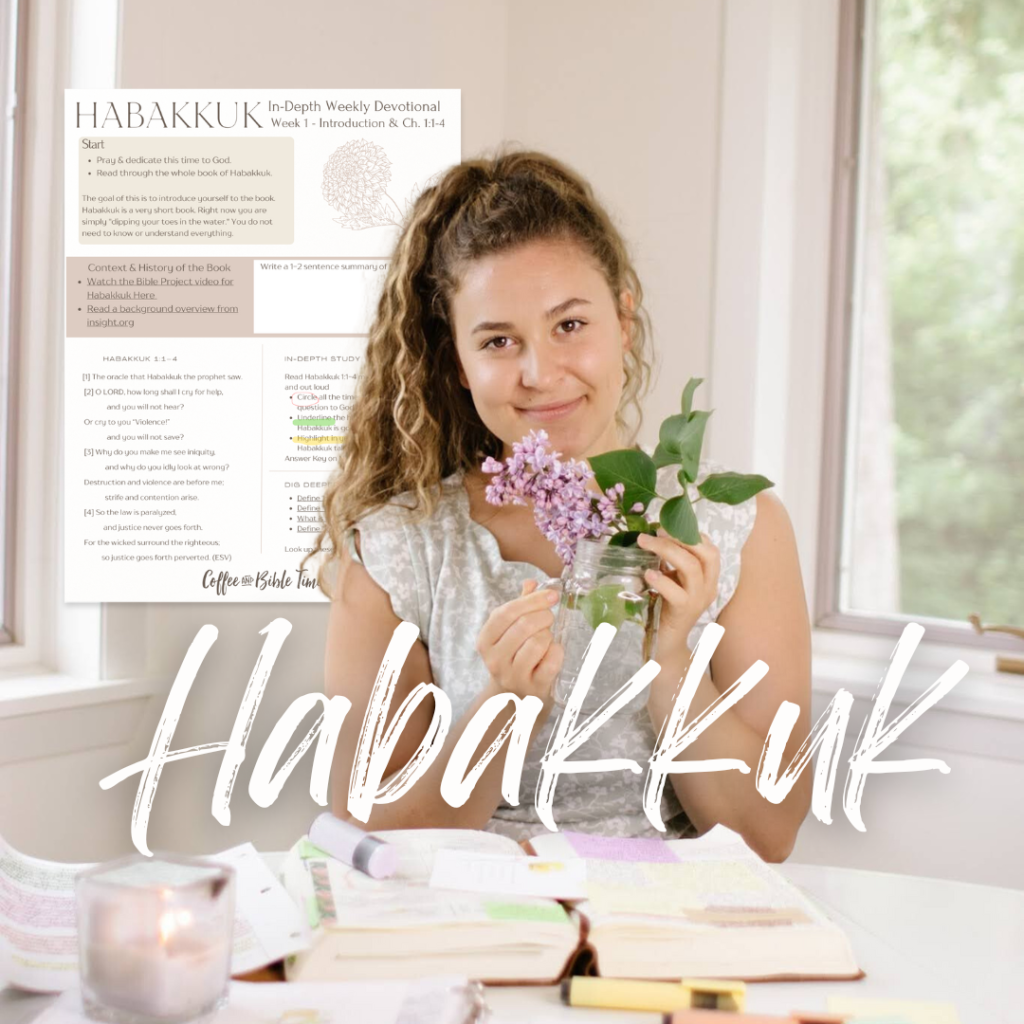 Habakkuk Bible Study Printable | 4 Week In-Depth Bible Study PDF