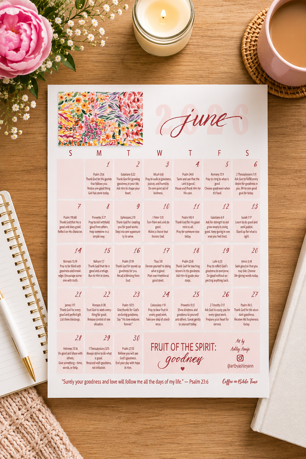 June Prayer Calendar