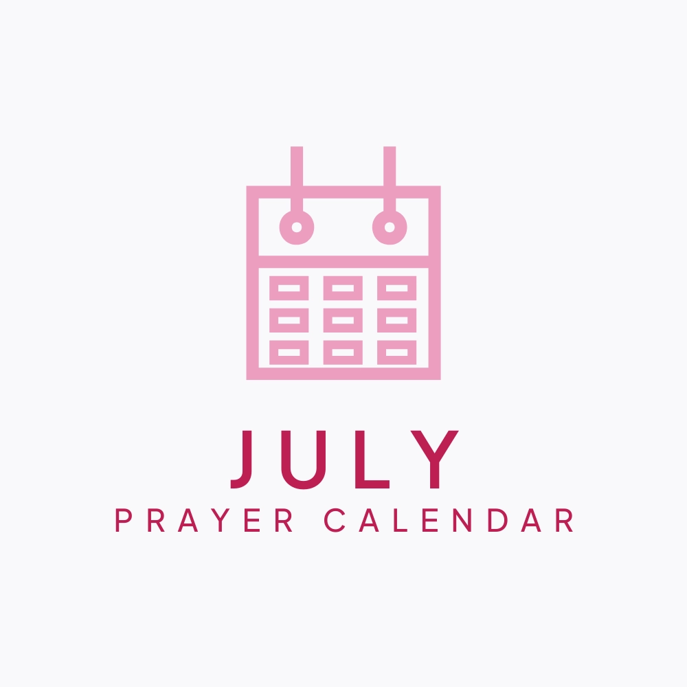 July Prayer Calendar